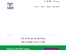 Tablet Screenshot of packnwipe.com